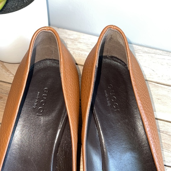 Gucci pebbled leather Heels Pumps size 39 great condition no flaws - Picture 4 of 9